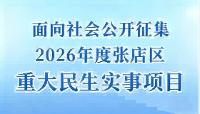 张店区人民政府关于面向社会公开征集2026年度张店区重大民生实事项目的通告